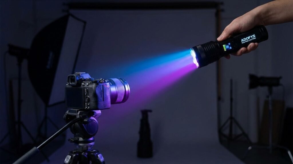 RGB photography flashlight