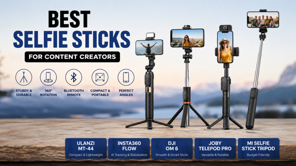 Best Selfie Sticks for Content Creators in 2026