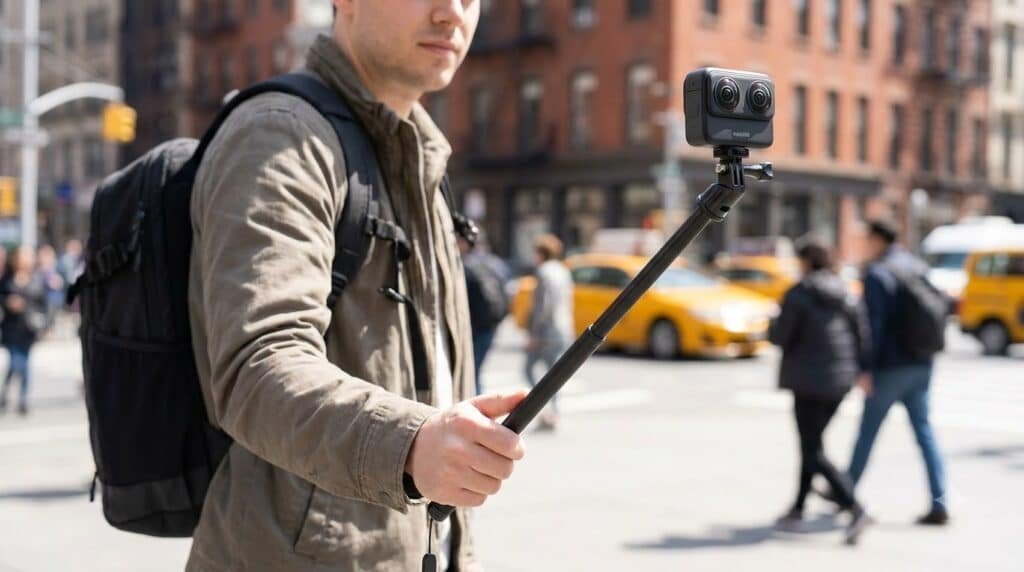 invisible selfie stick tripod for Insta360