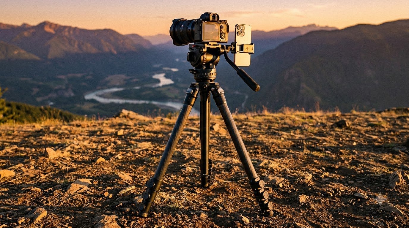 best camera and phone tripod